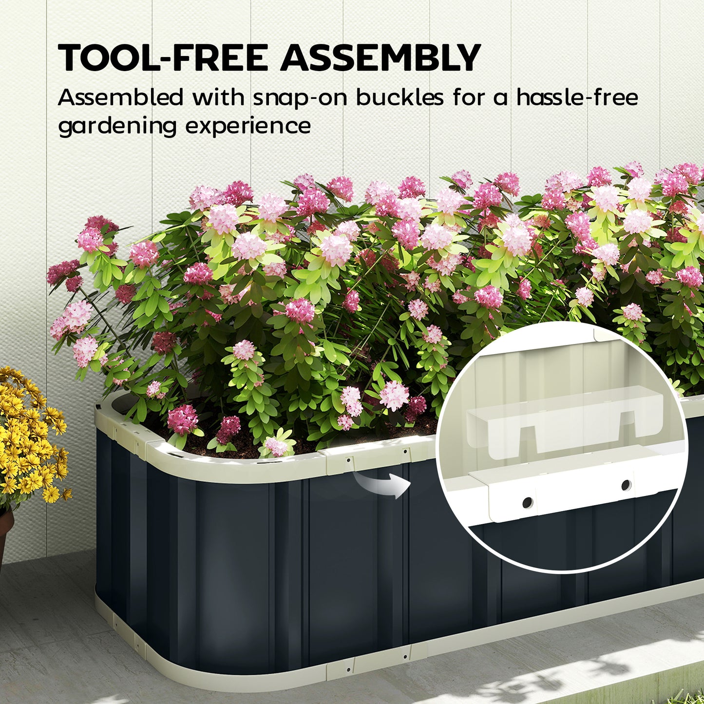 Galvanised Raised Garden Bed (1)