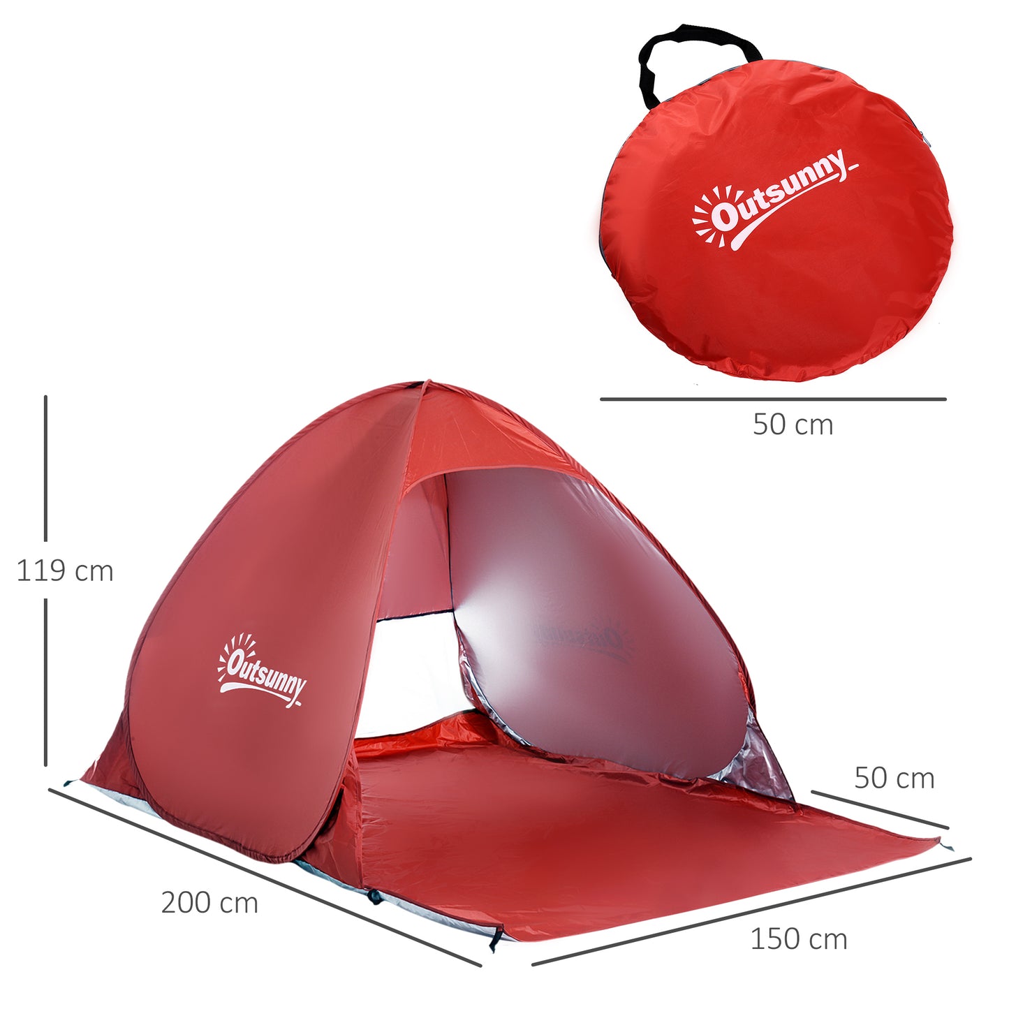 Pop-up Portable Beach Tent