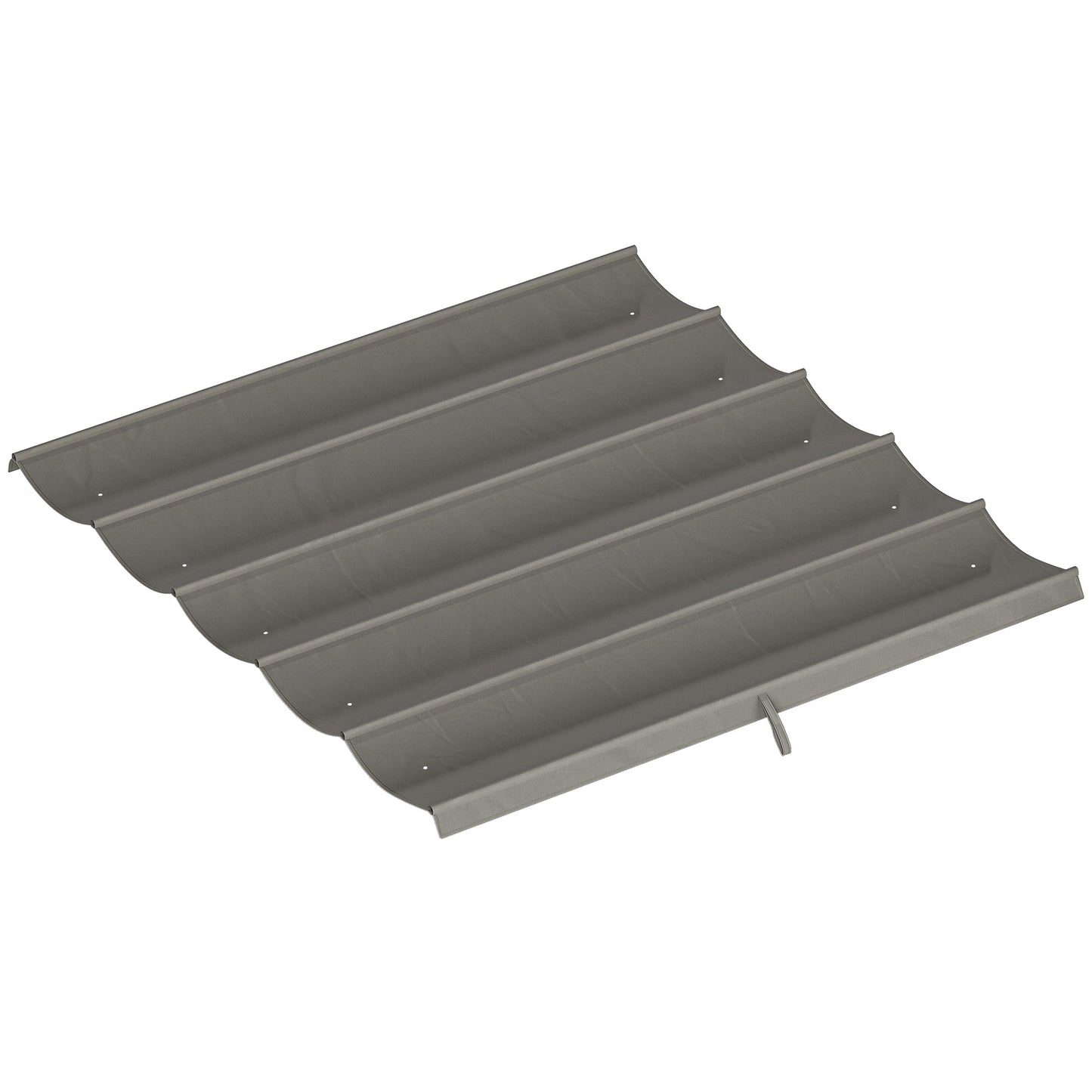 Retractable Pergola Cover, 2.55 x 2.5 m Replacement Canopy Fabric