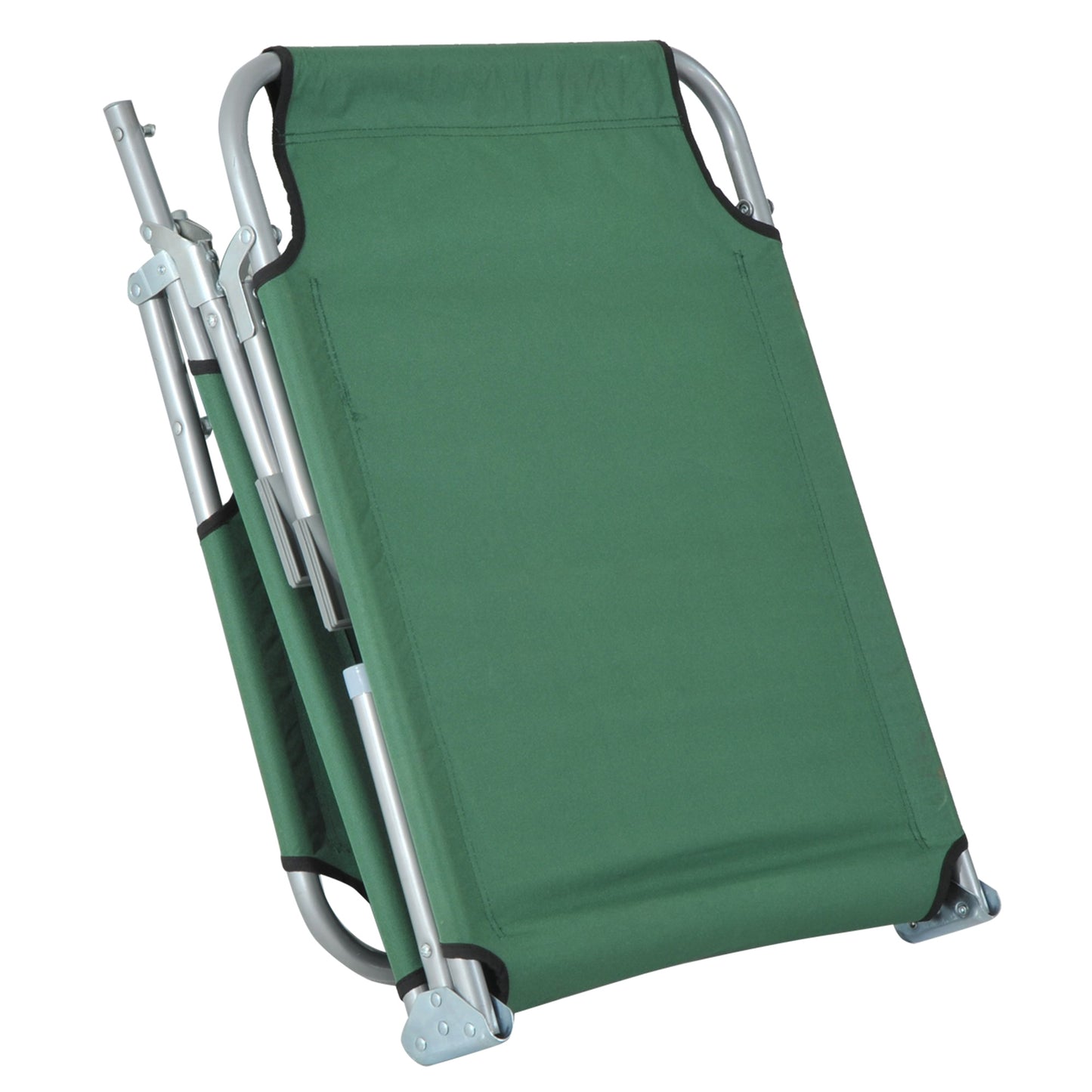 Reclining Sun Lounger Chair Folding Camping Bed