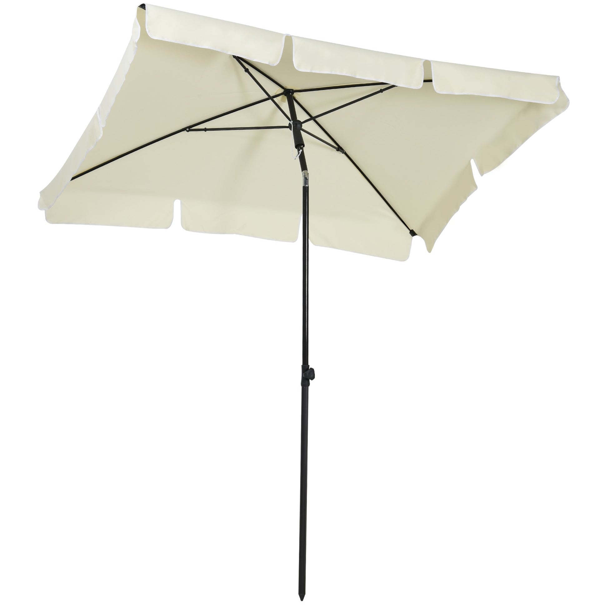 2 x 1.3m Garden Parasol Umbrella