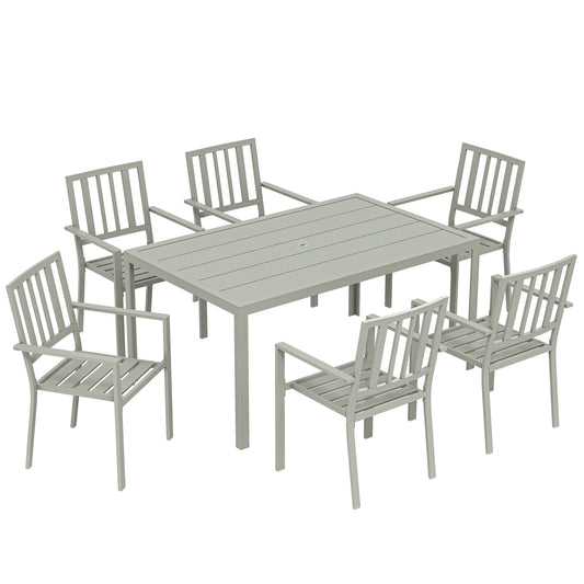 Garden Table and Chairs for 6