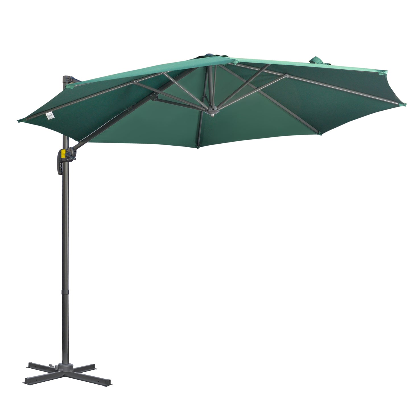 3 x 3(m) Cantilever Parasol with Cross Base