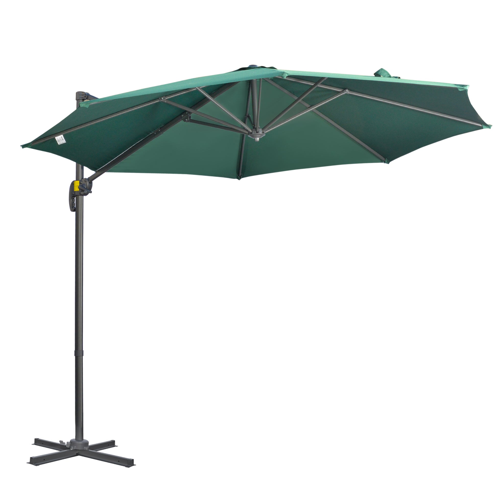 3 x 3(m) Cantilever Parasol with Cross Base