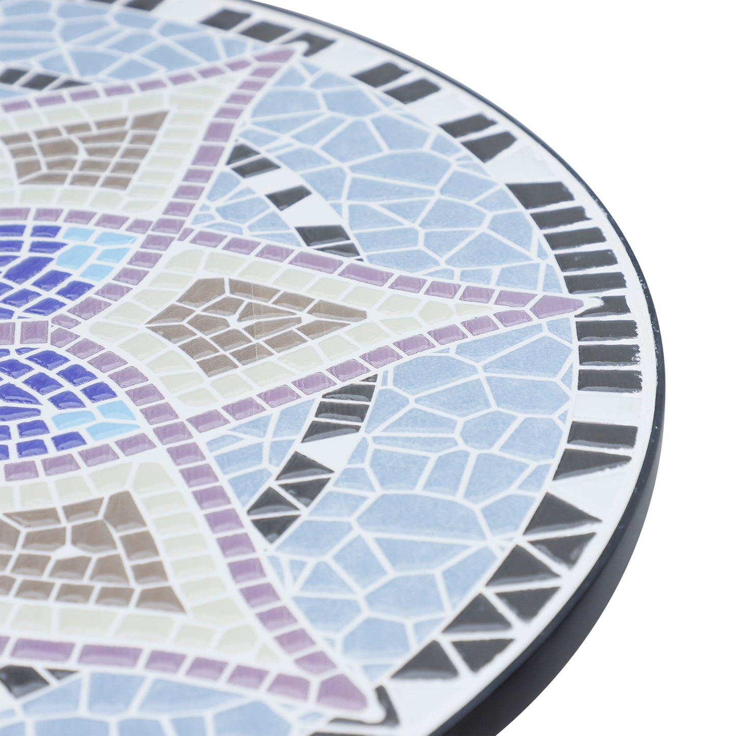 Outdoor Mosaic Round Garden Table