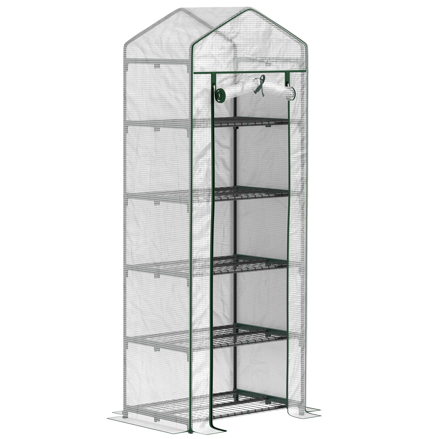 193cm Five Shelf Mini Greenhouse