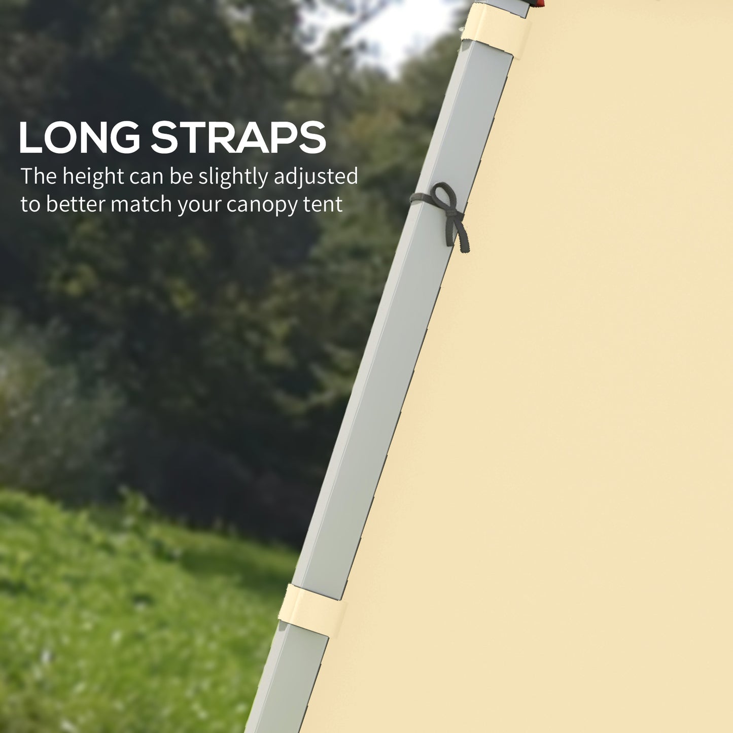 Set of Two 3 x 3(m) Replacement Zipped Gazebo Walls