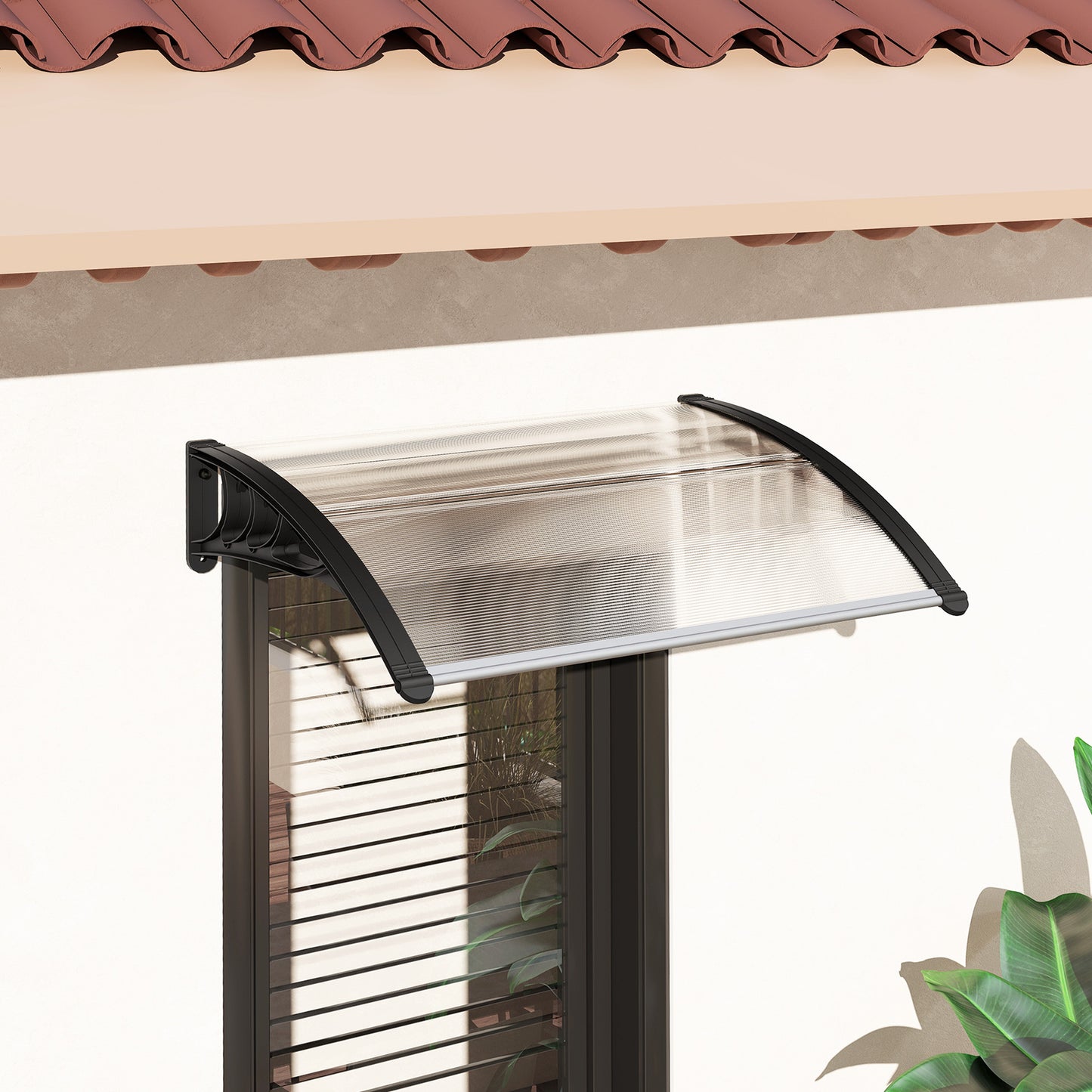 Front Door Canopy Outdoor Awning Aluminium Rigid Plastic