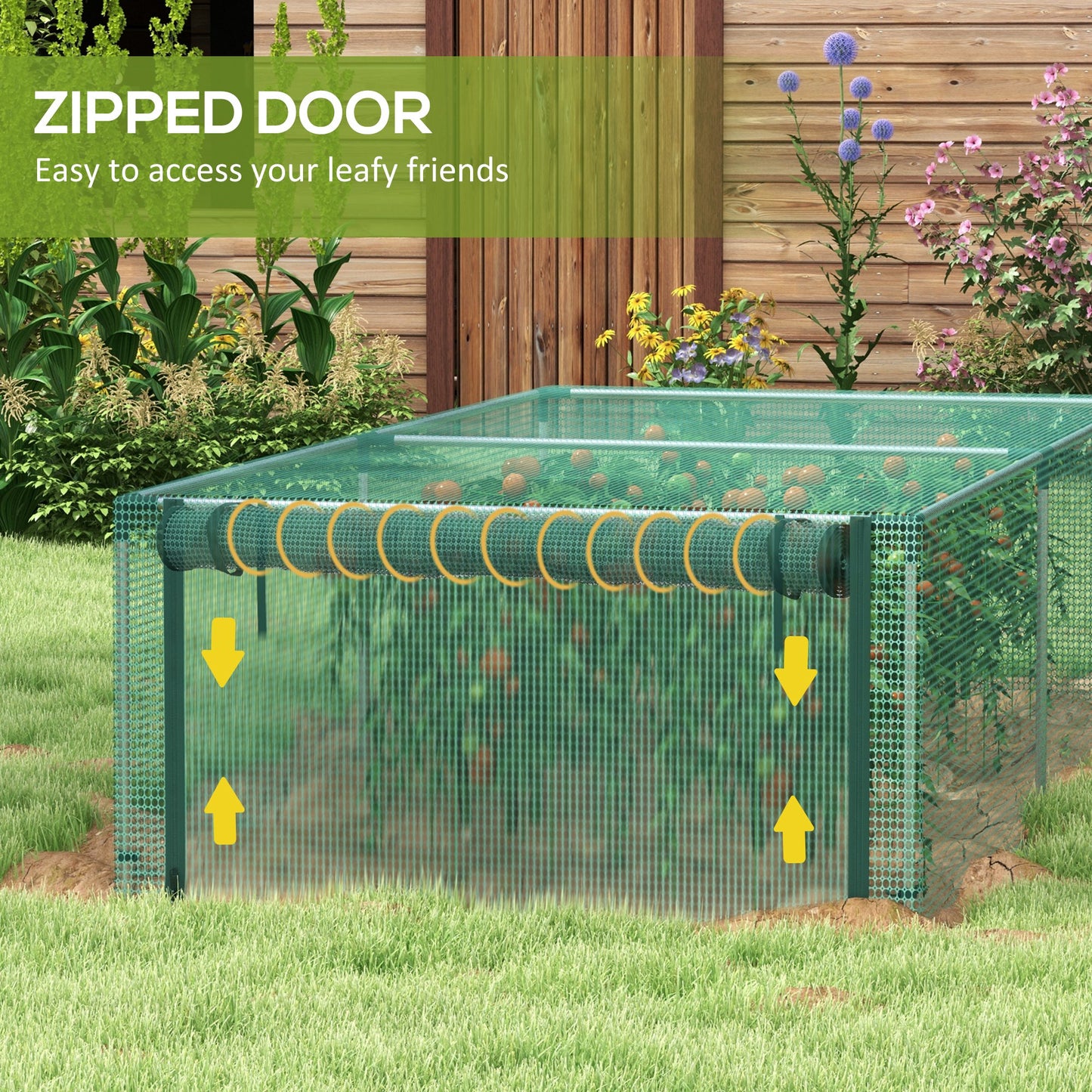 8' x 4' Plant Protection Cage, with Door