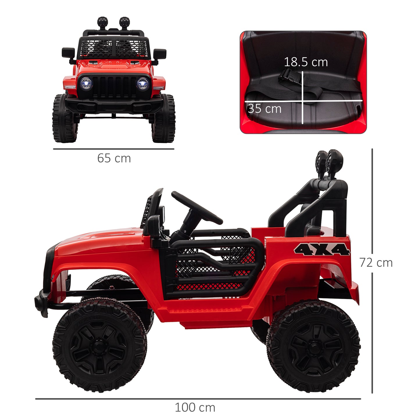 Kids Electric Ride On Car 12V Off Road Toy