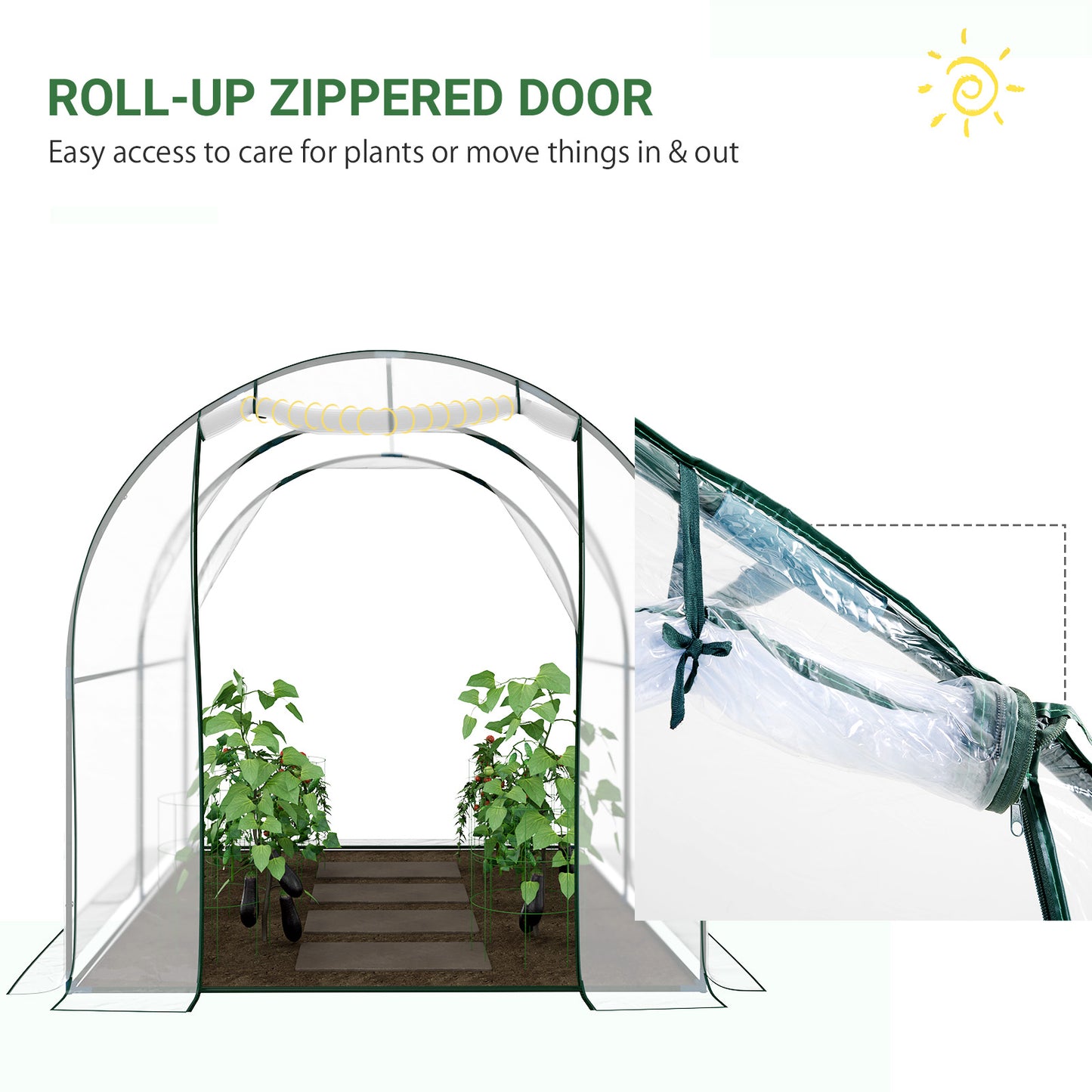 Walk-in Polytunnel Greenhouse (2)