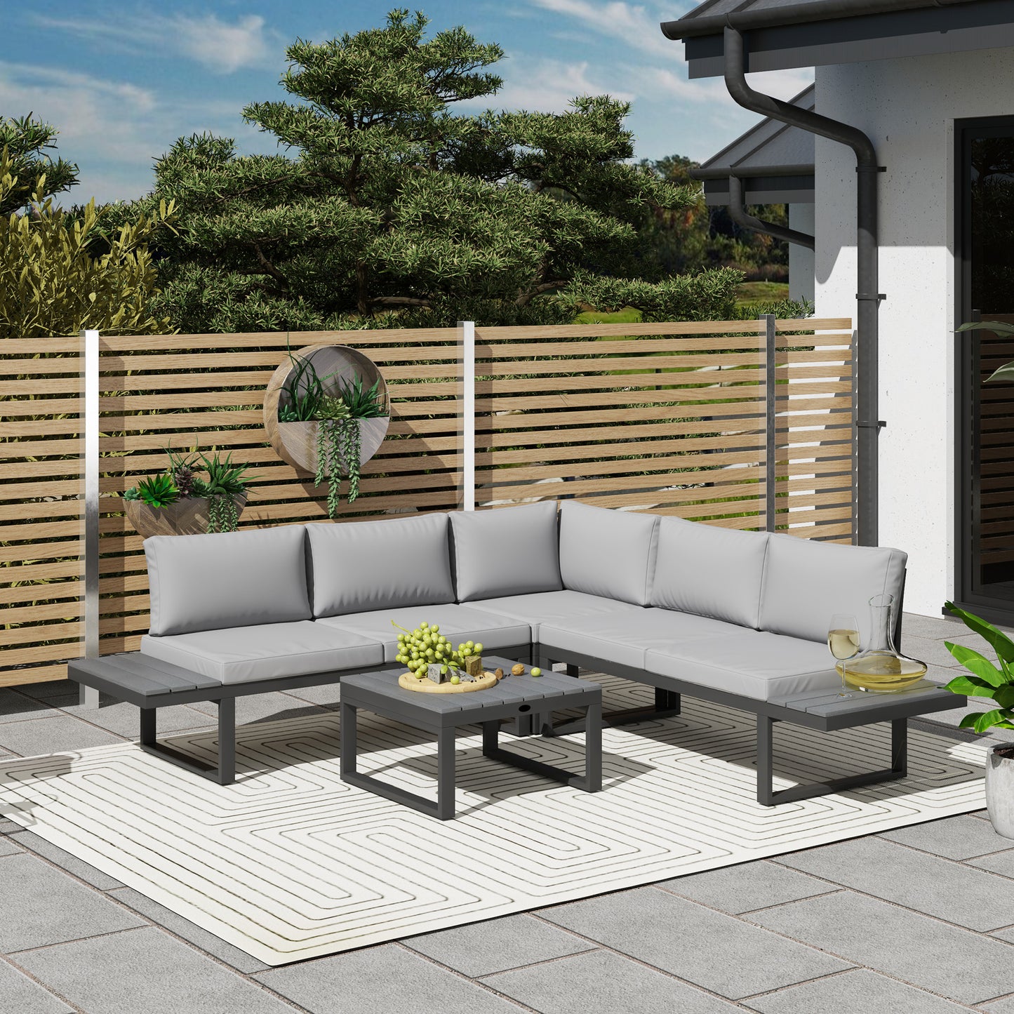 4 Pieces Garden Furniture Set (1)