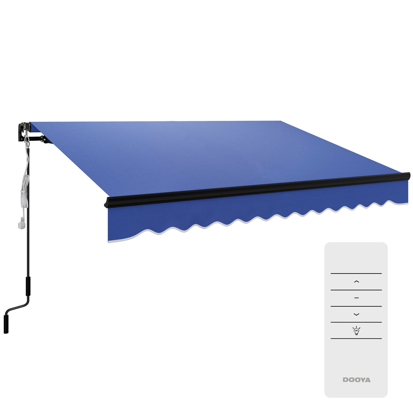 3 x 2.5m Electric Awning with LED Light and Remote Controller