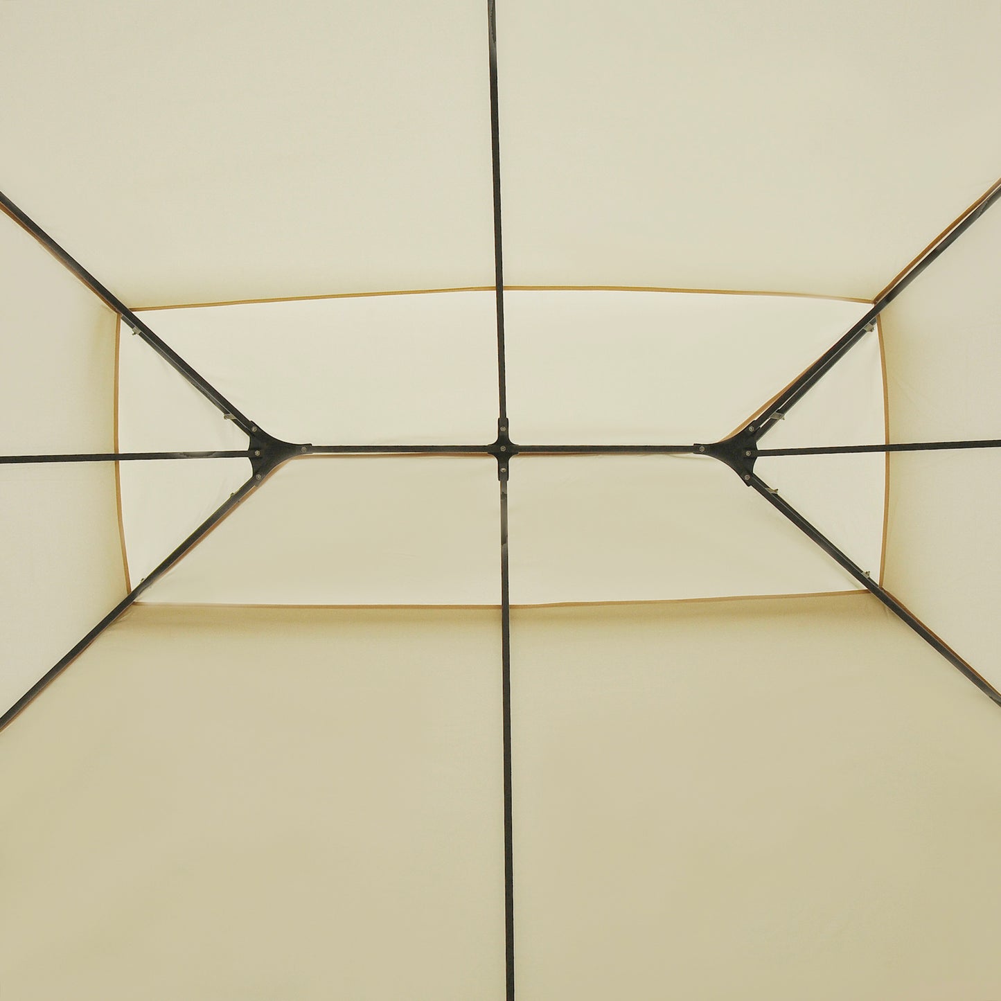 4m x 3(m)Garden Gazebo, Double Roof Outdoor Gazebo Canopy Shelter