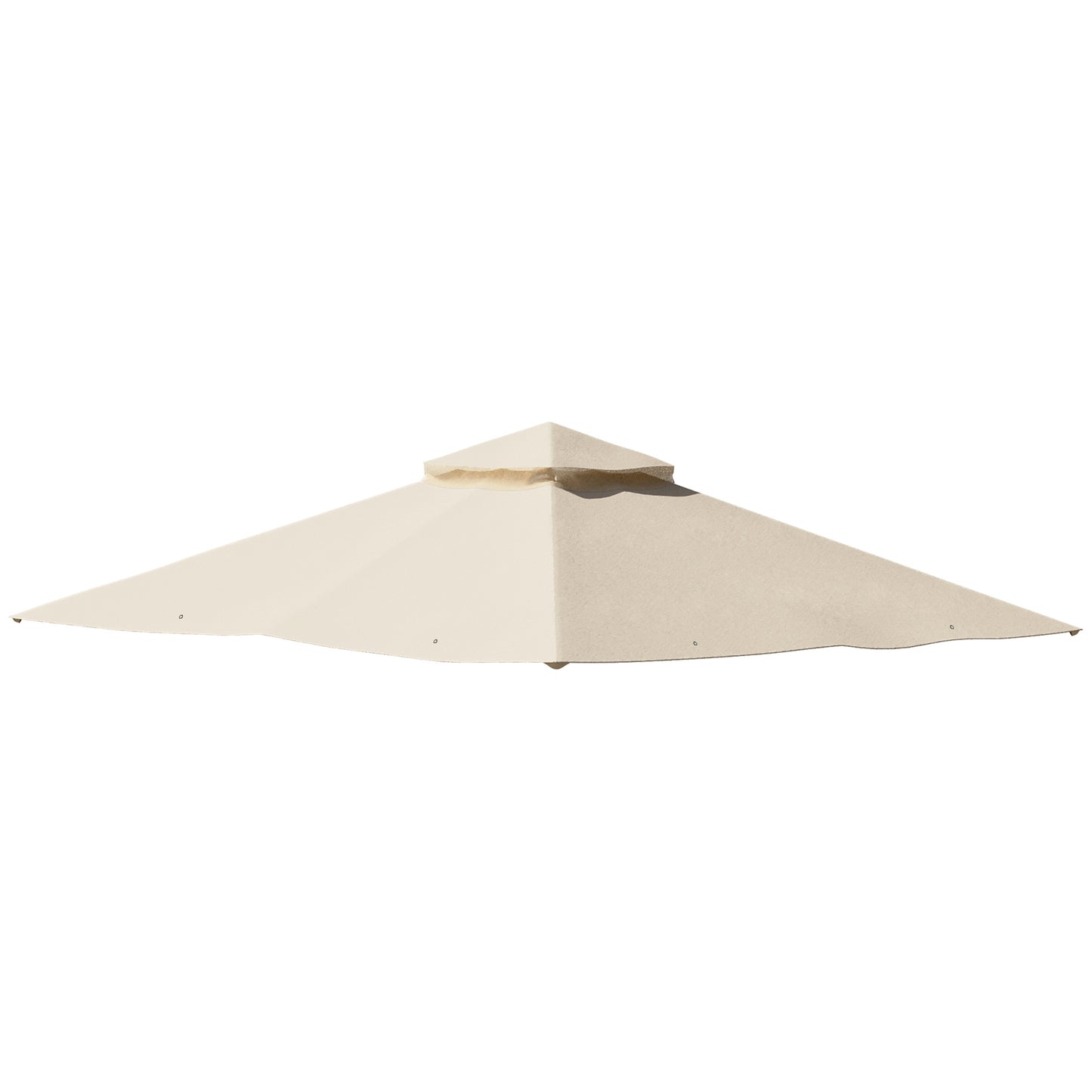 3x3(m) Replacement Gazebo Canopy, Double Tier Roof Top for Garden