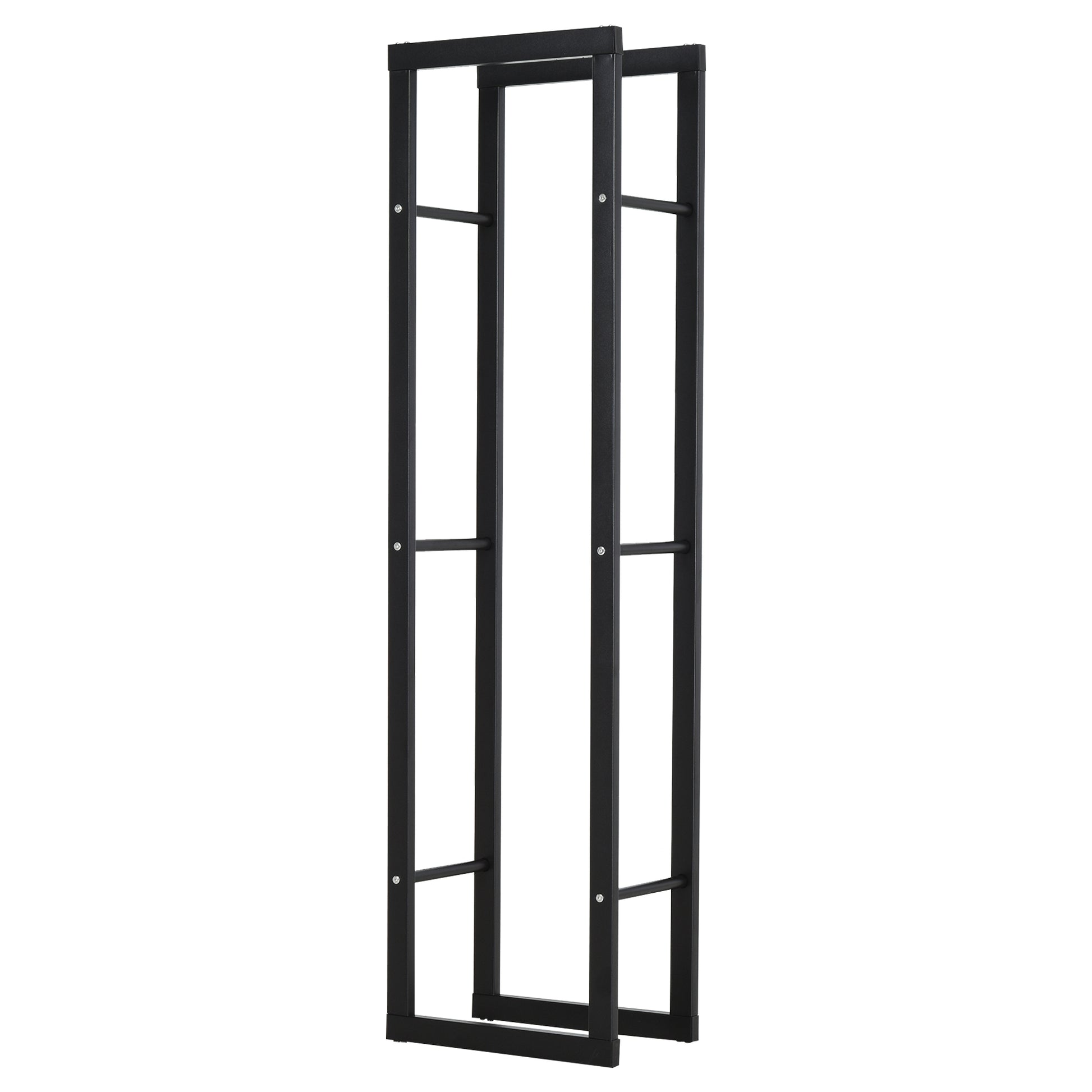 Metal Firewood Log Holder Tall Firewood Rack Indoor Outdoor (3)