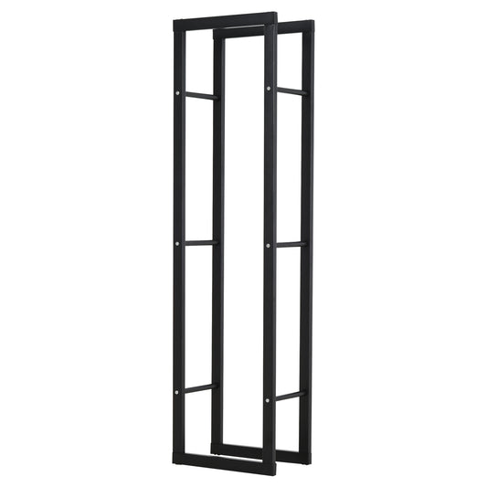 Metal Firewood Log Holder Tall Firewood Rack Indoor Outdoor (3)