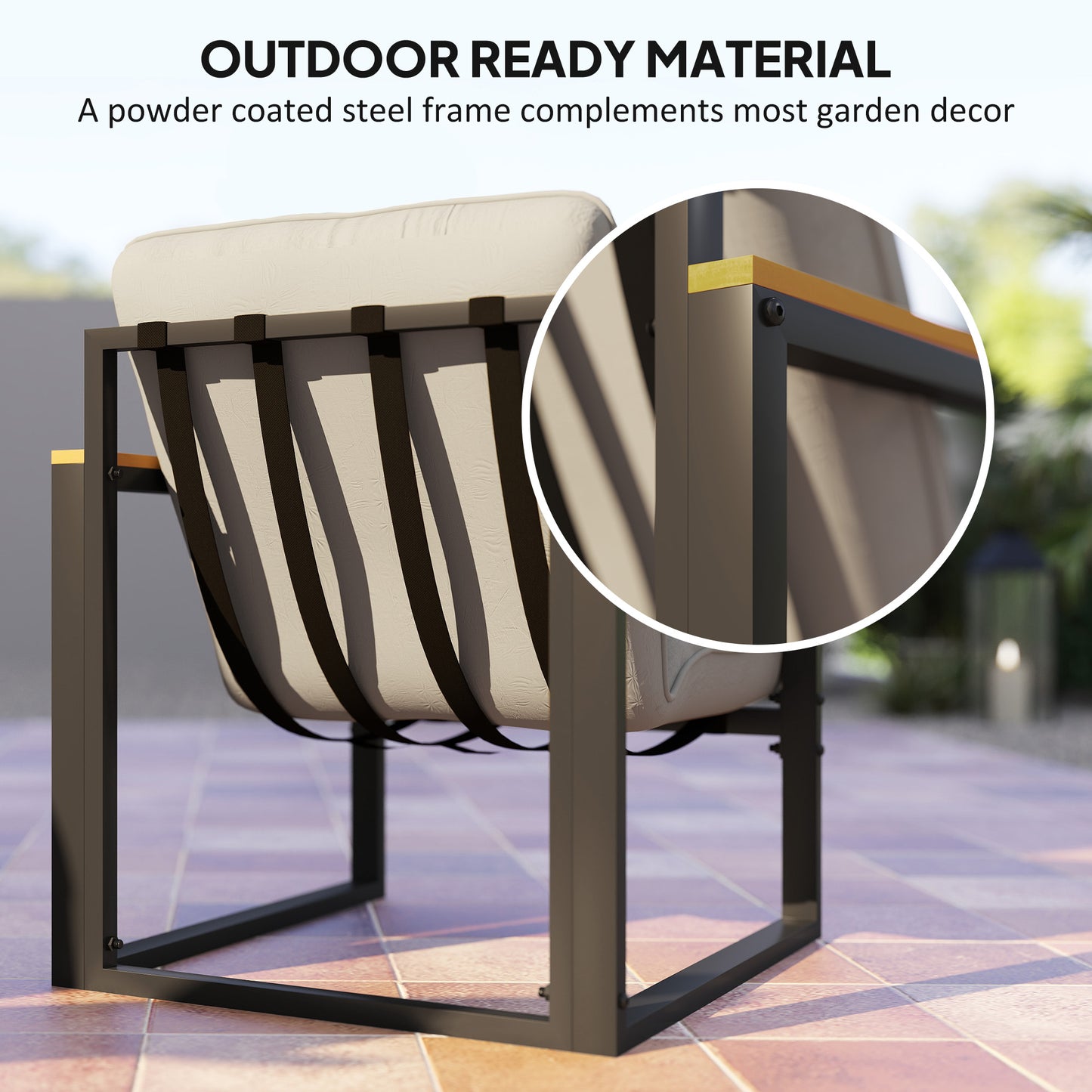 Garden Furniture Set, 4 Piece Indoor Outdoor Conservatory
