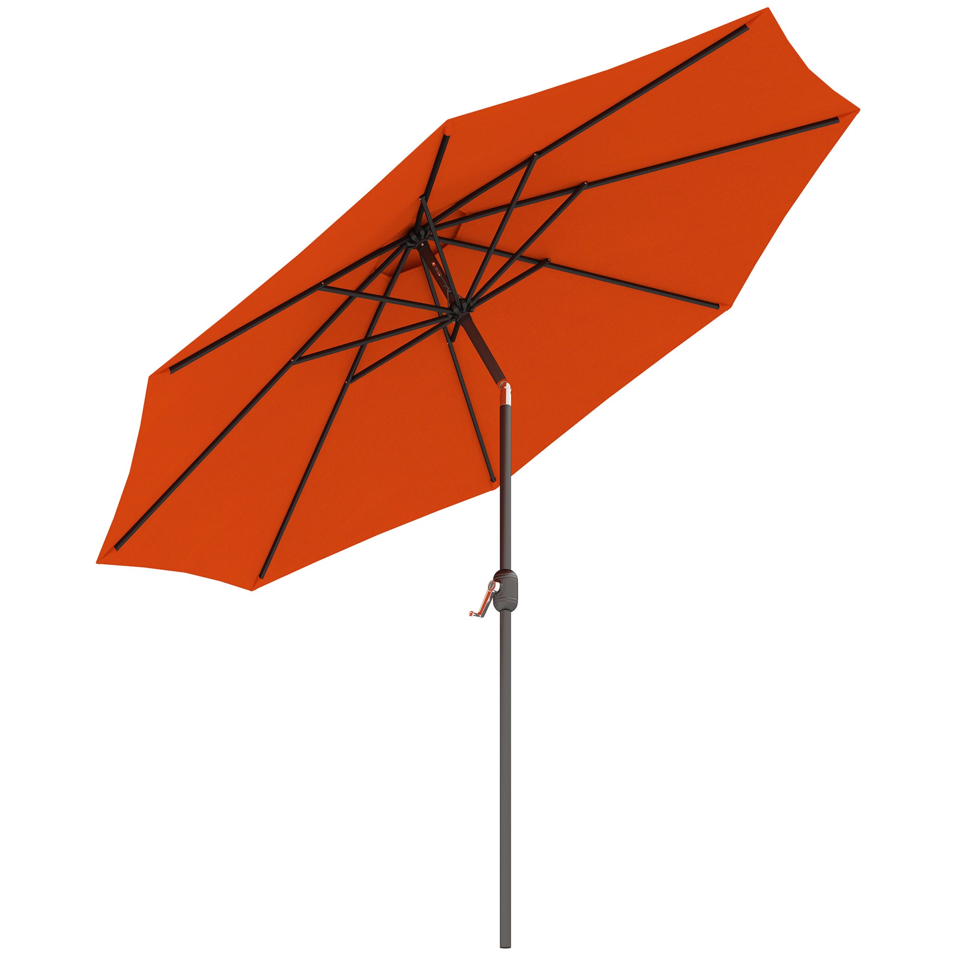 3 m Garden Parasol Umbrellas, Outdoor Sun Shade with 8 Ribs