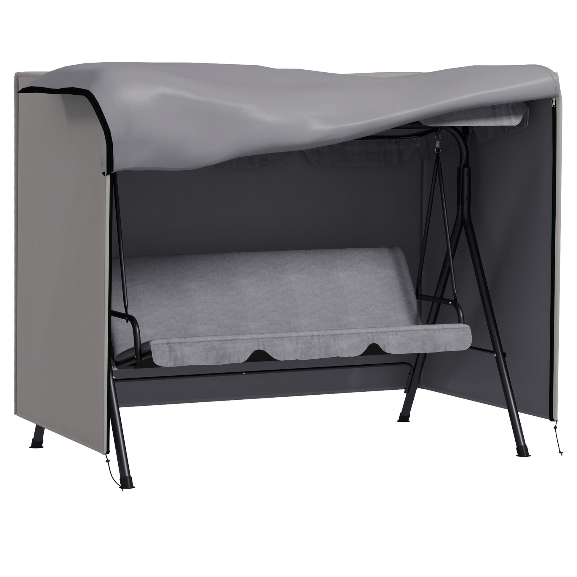 205 x 124cm Three-Seater Swing Chair Protective Cover