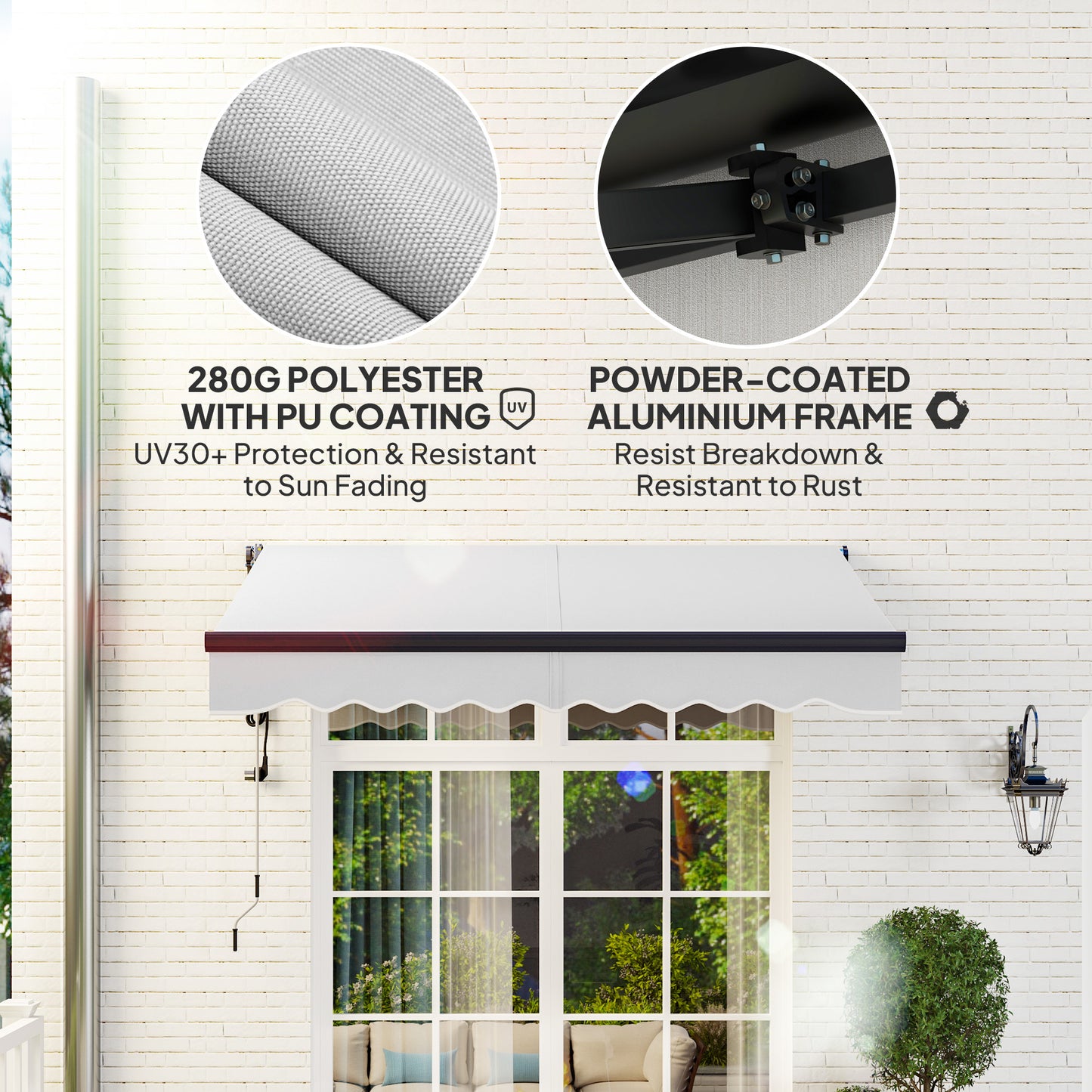 2.5 x 2m Electric Awning with Remote Controller
