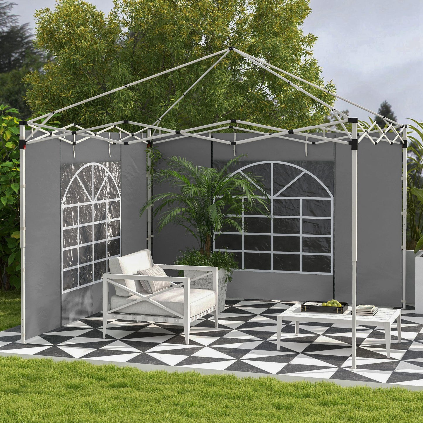 Gazebo Side Panels, 2 Pack Sides Replacement