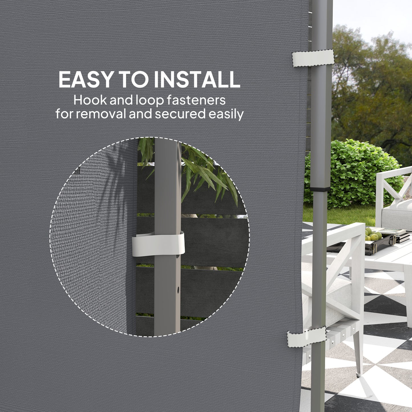 195 x 295cm Replacement Gazebo Sidewall