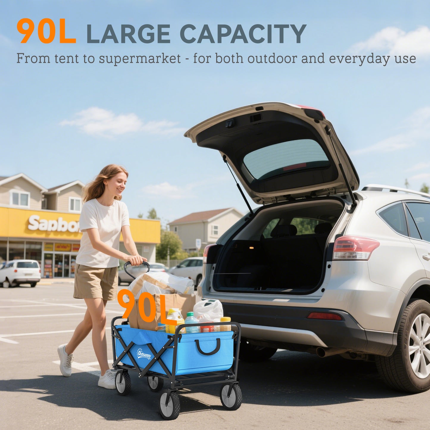 90L Festival Trolley on Wheels