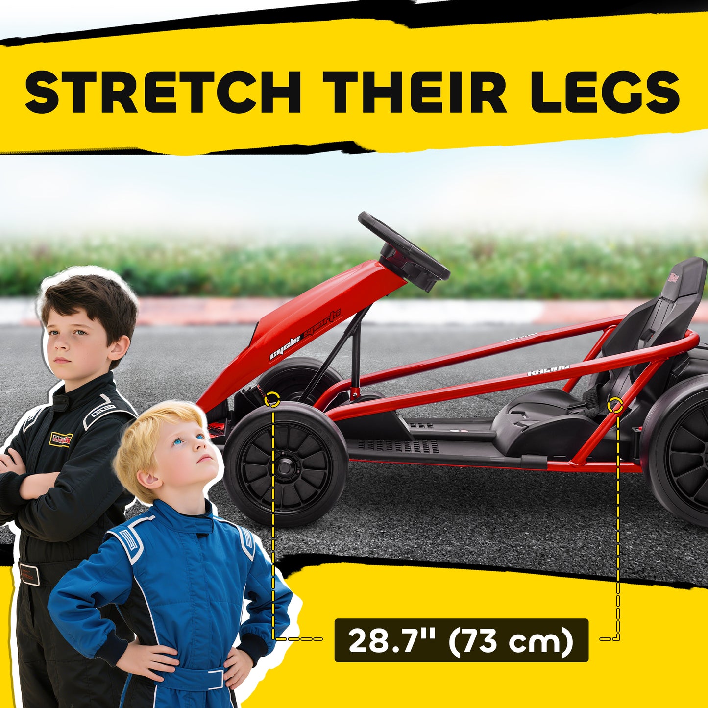 24V Electric Go Kart for Kids