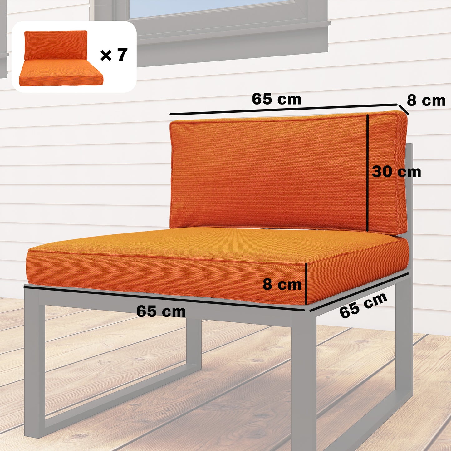 14-piece Dining Set Cushions