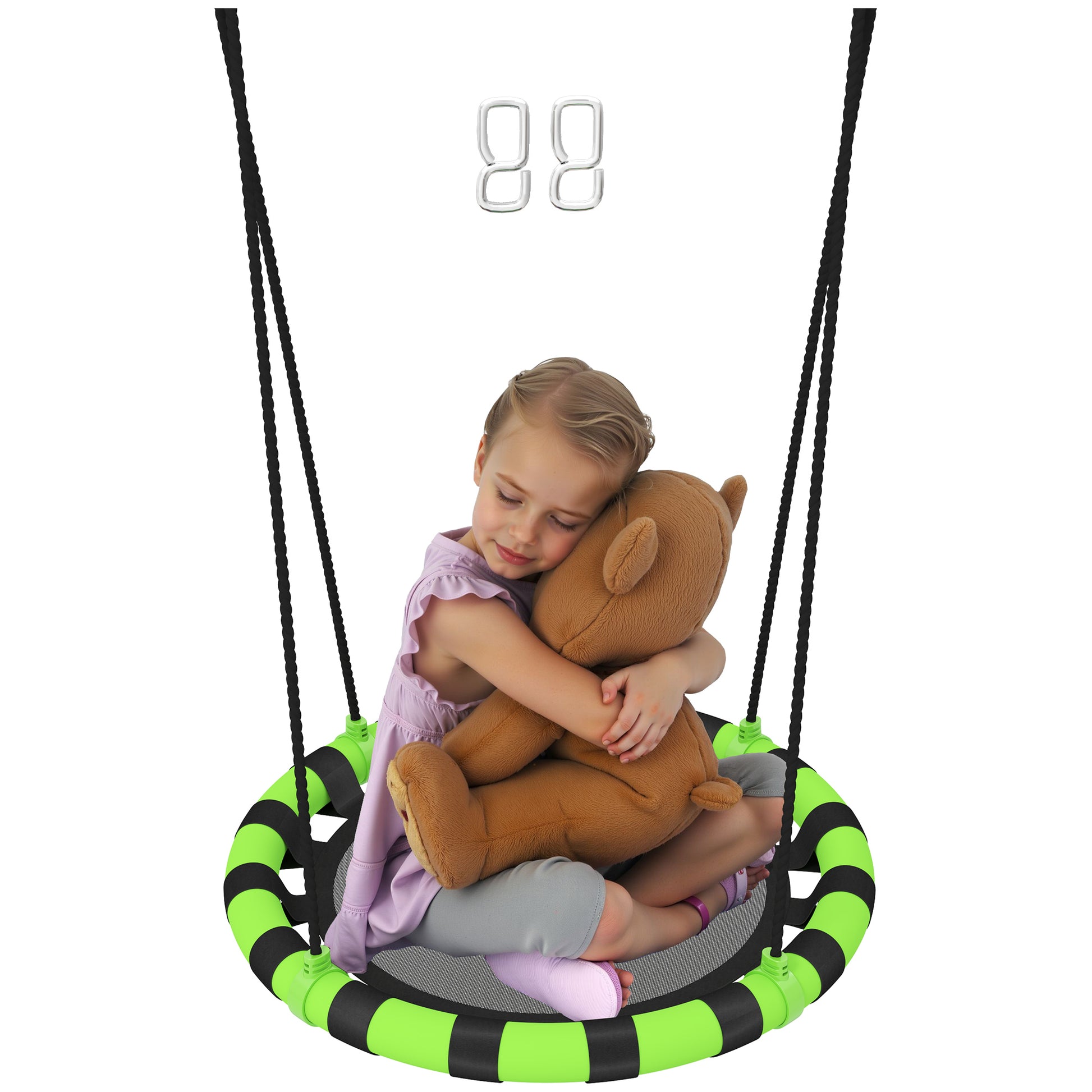 60cm Diameter Kid Nest Swing Seat with Height Adjustable Ropes