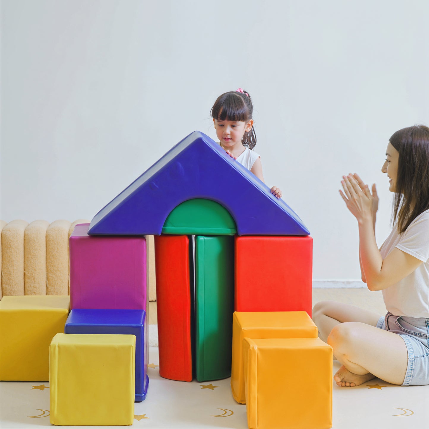 11-Piece Kids Soft Play Set, Foam Block, Toys for Climbing, Crawling