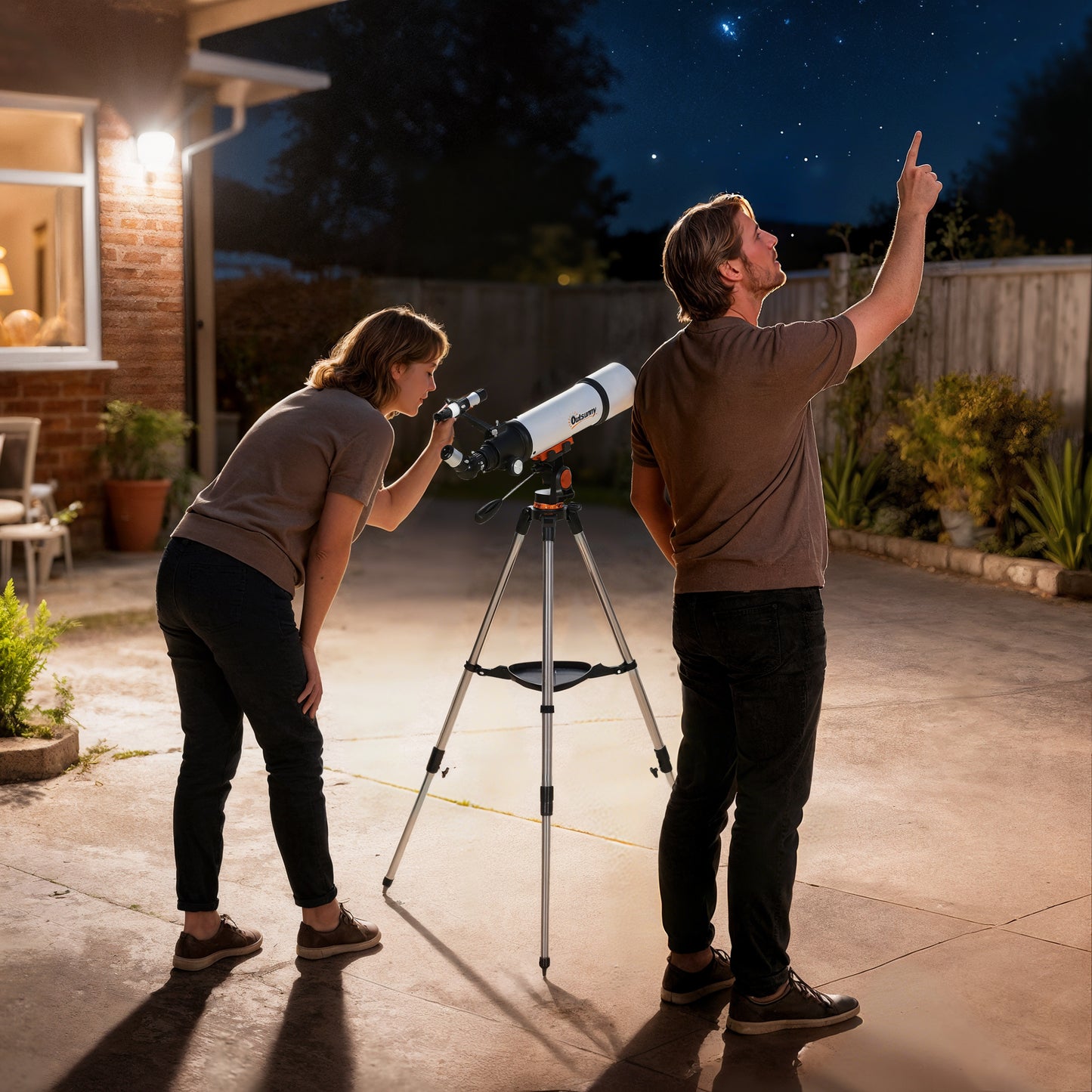 Astronomy Telescope for Adults and Beginners with 80 mm Aperture