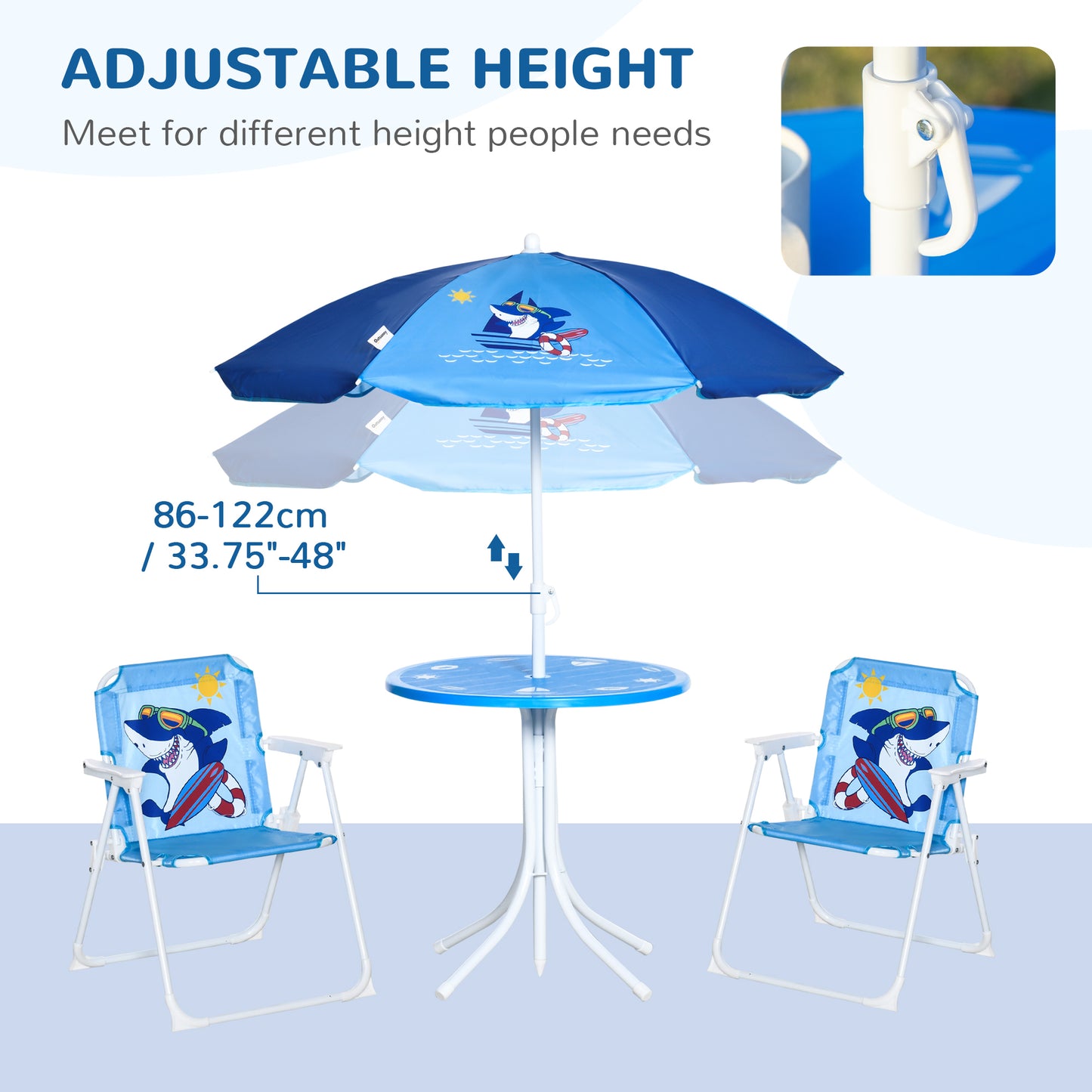 Kids Outdoor Bistro Table and Chair Set