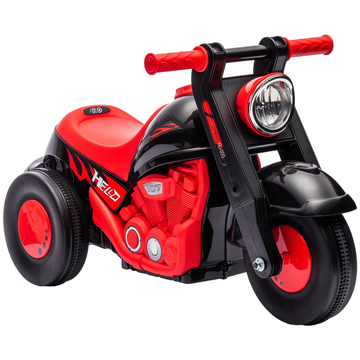 Foot To Floor Sliding Kids Ride On Car with Music, Bubble