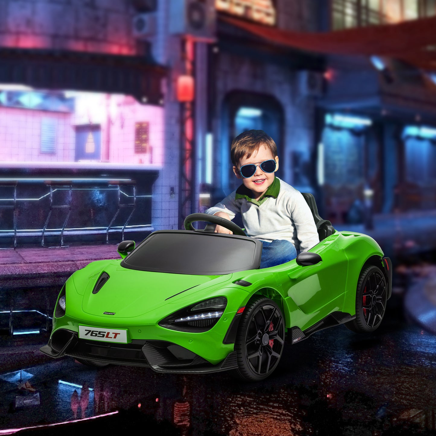 McLaren 765LT Licensed 12V Kids Electric Ride on Car