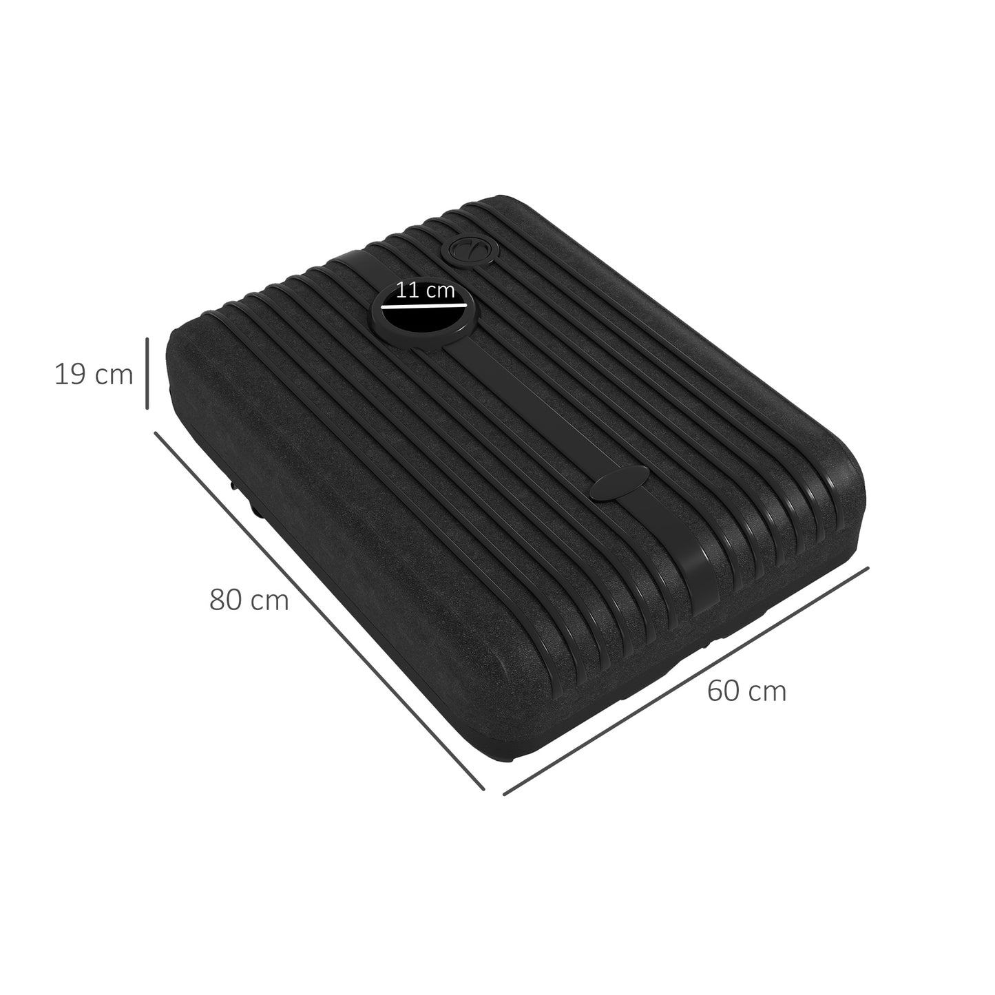 Heavy Duty Parasol Base Plastic Umbrella Stand