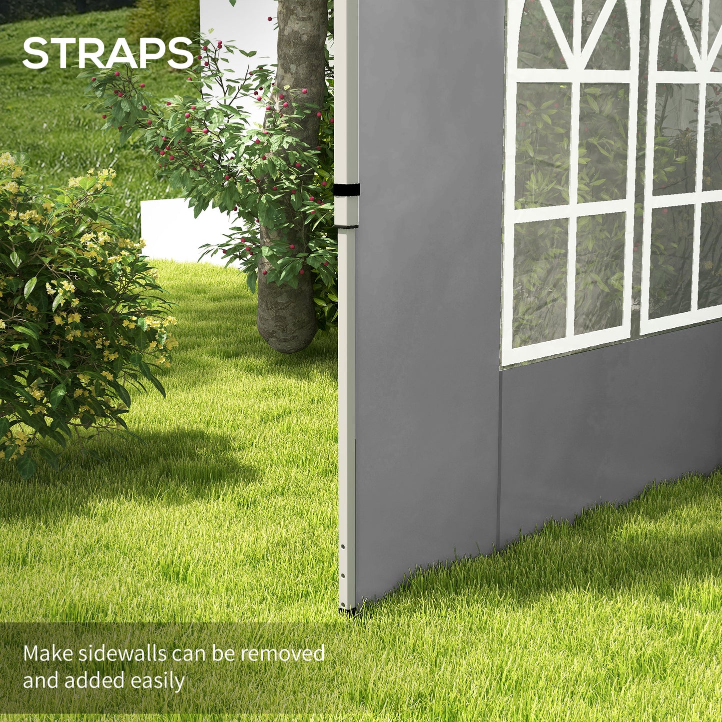 Gazebo Side Panels, Sides Replacement with Window