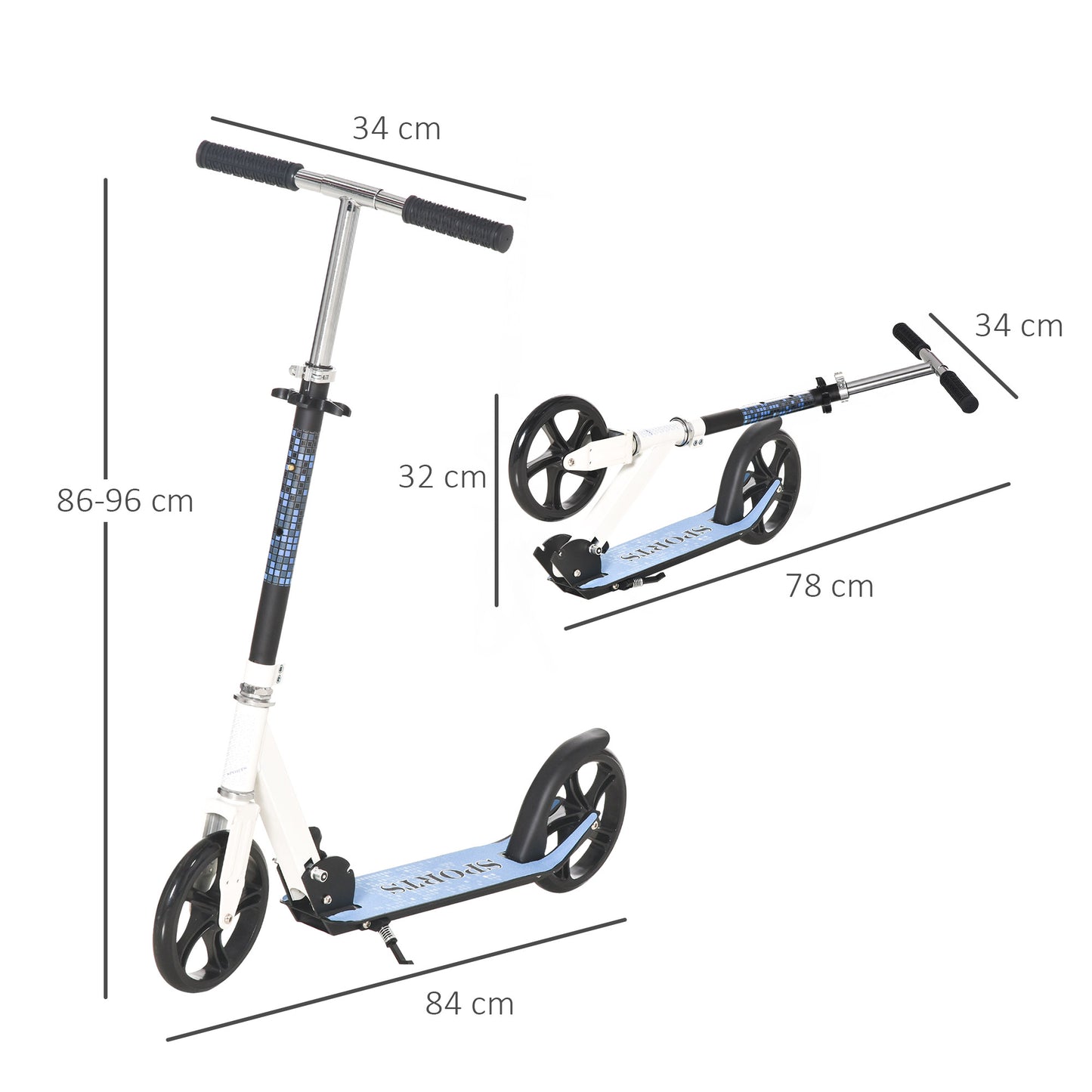Folding Kids Kick Scooter Ride on Toys