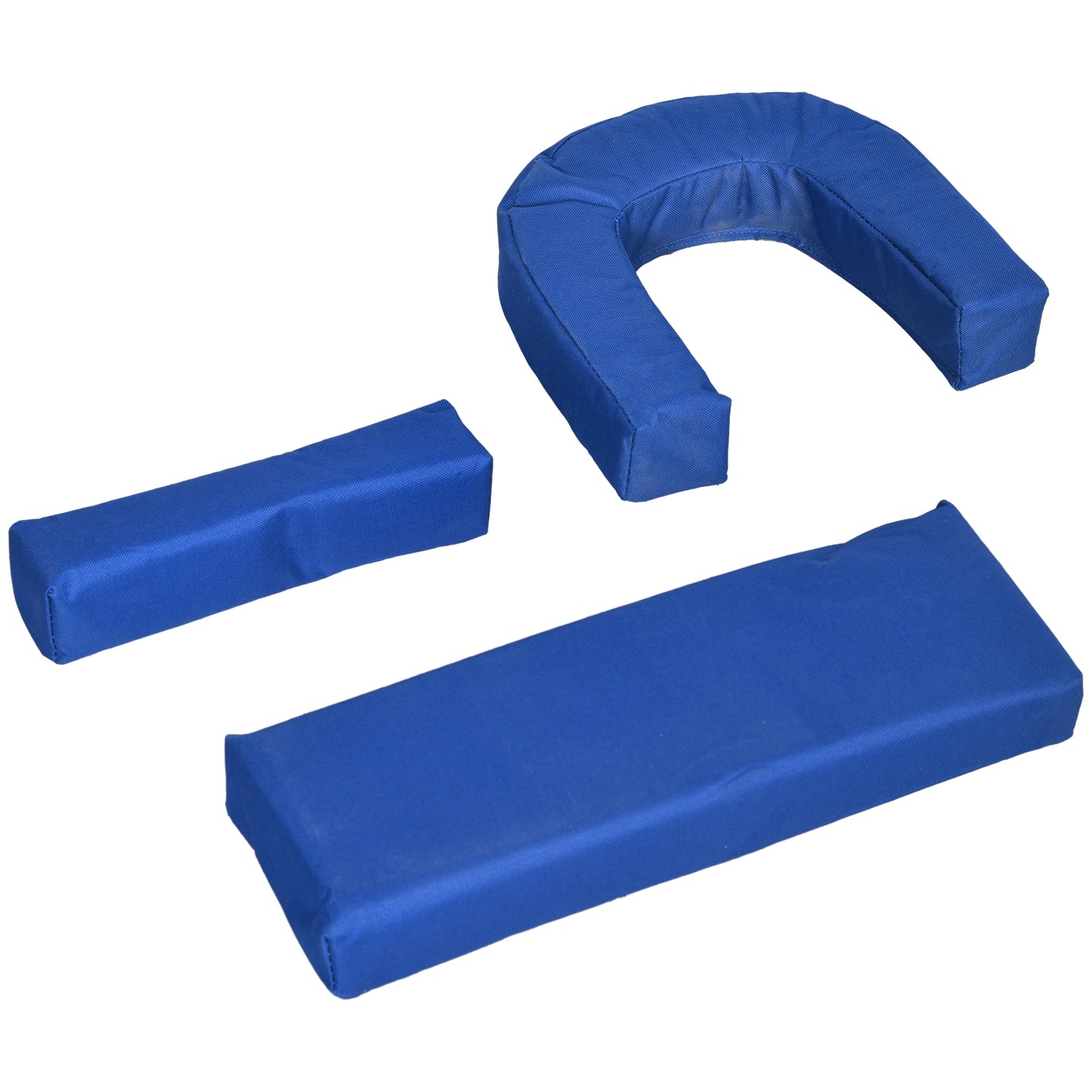 Folding Sun Loungers Set of 2 with Face Hole