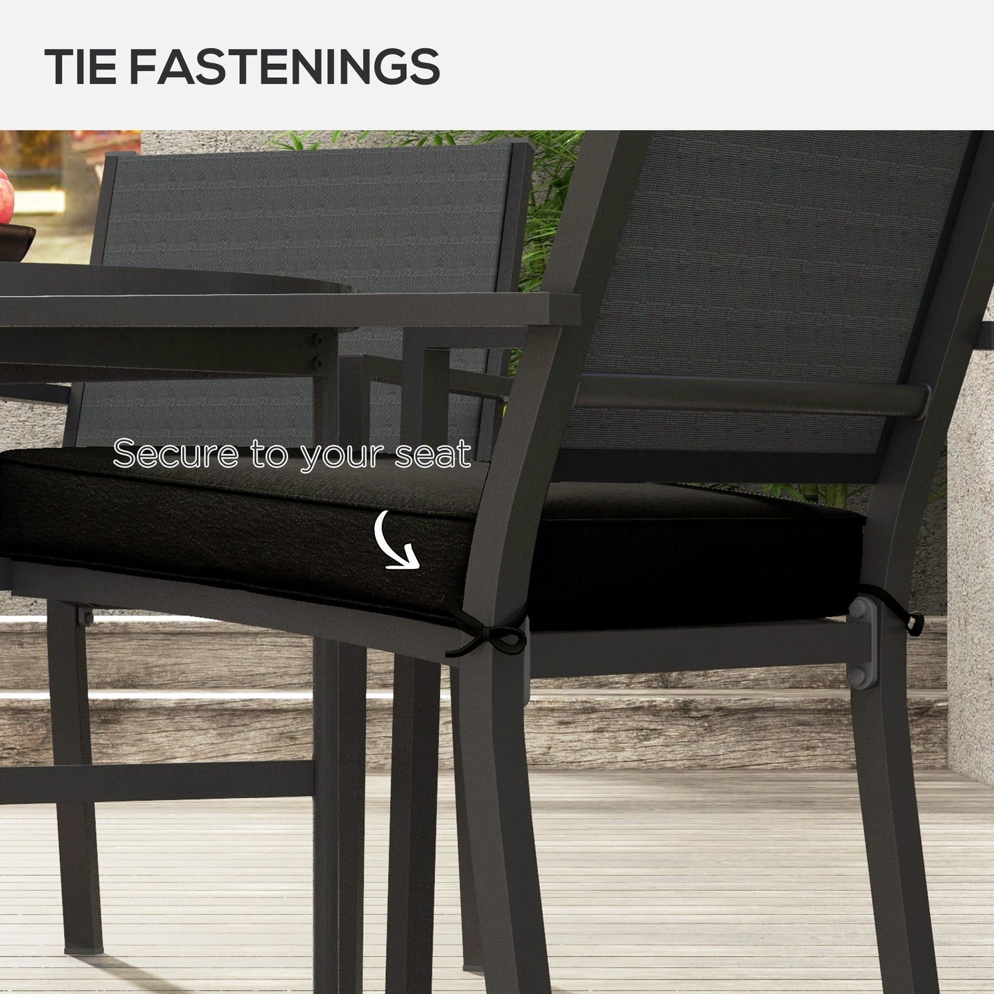 4-Piece Seat Cushions Pillow Replacement