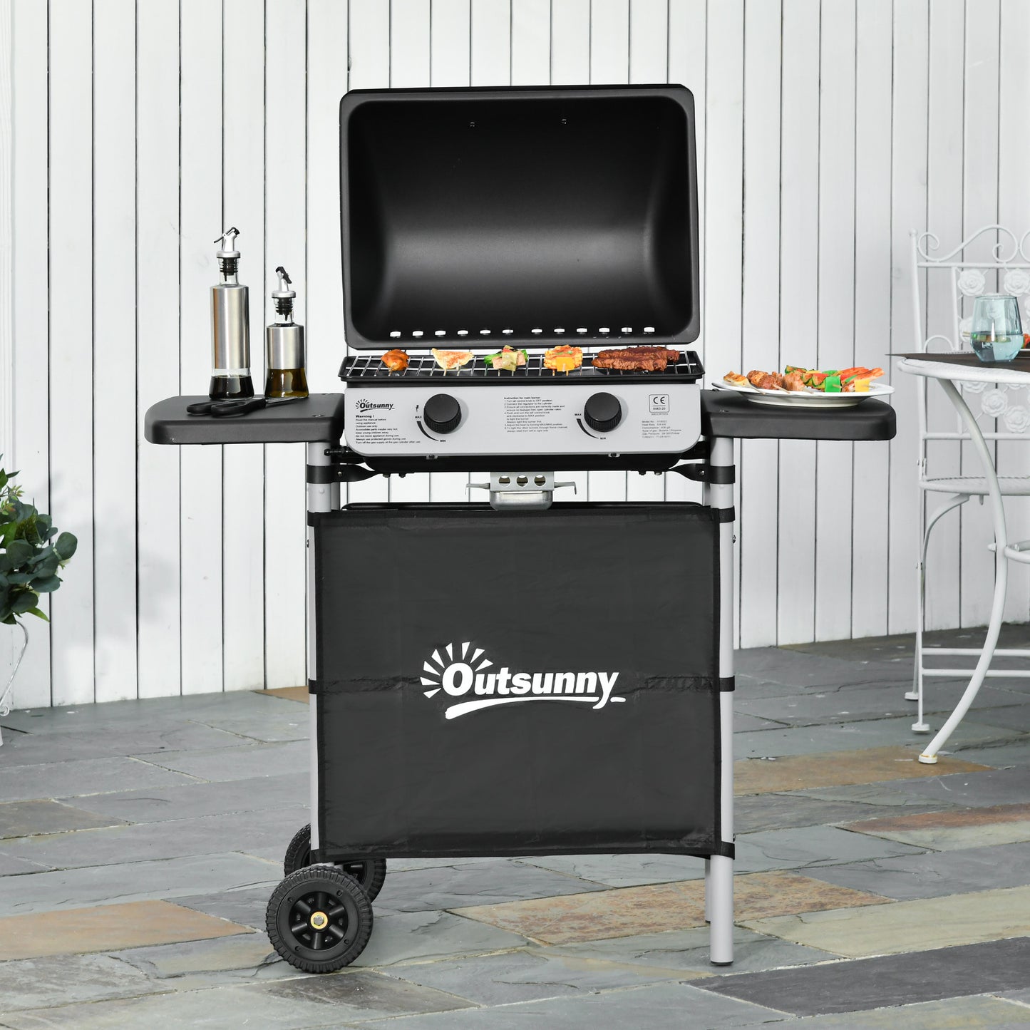 2 x 2.8kW Burner Gas BBQ