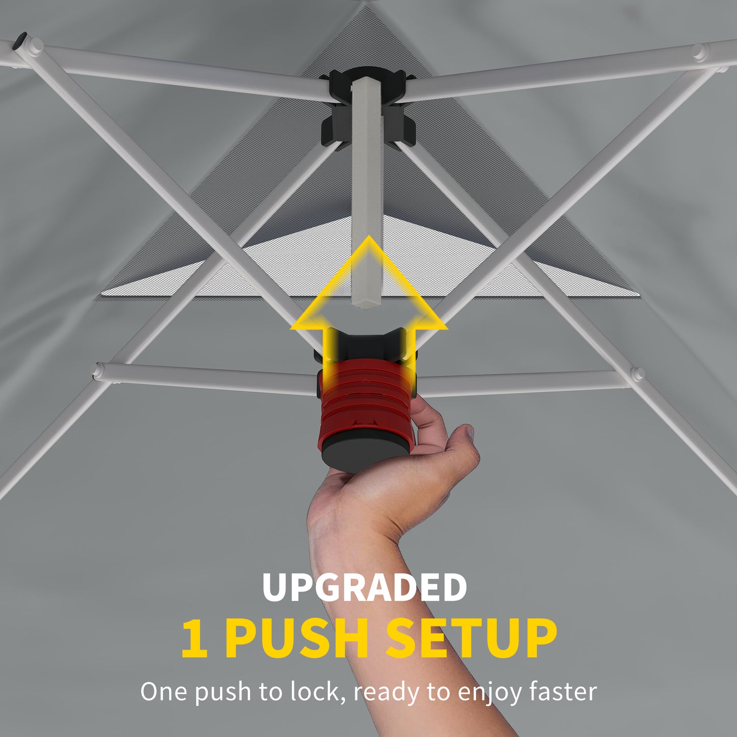 3 x 3 m Pop Up Gazebo with Wheels