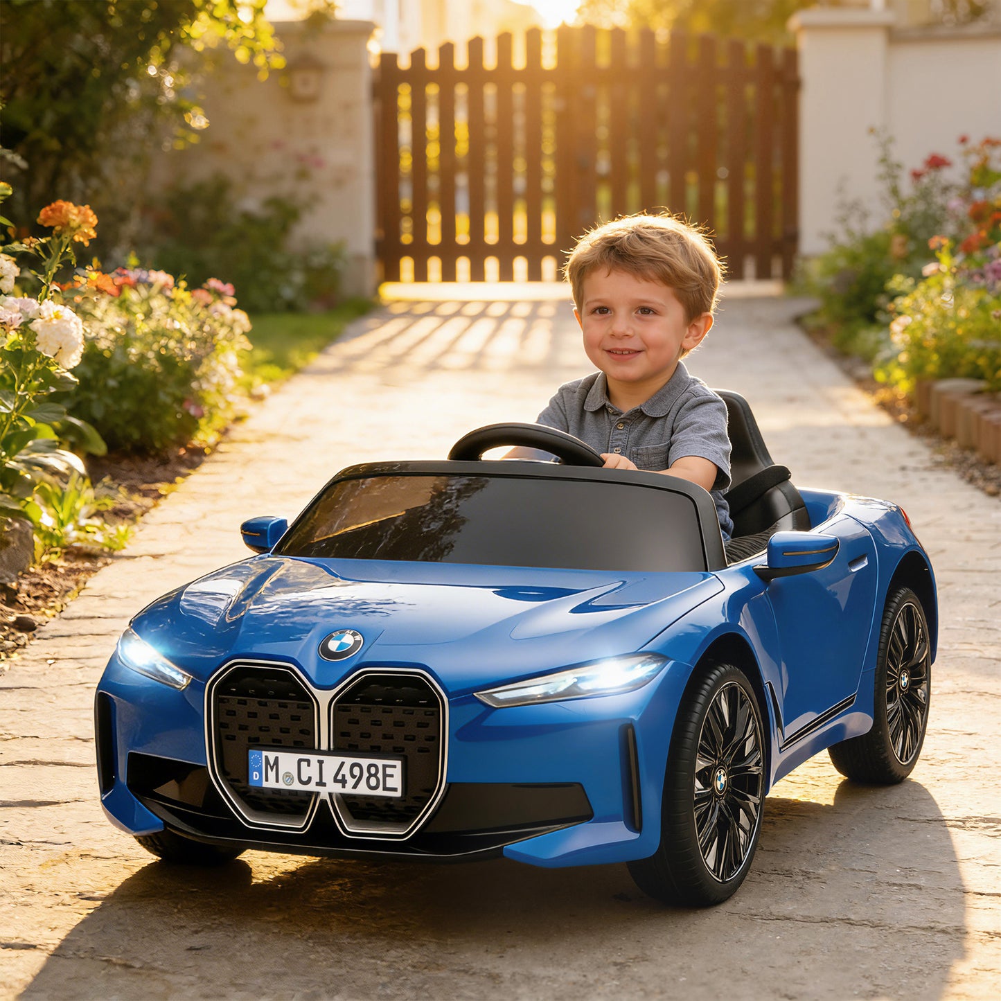 BMW i4 Licensed 12V Kids Electric Ride-On Car