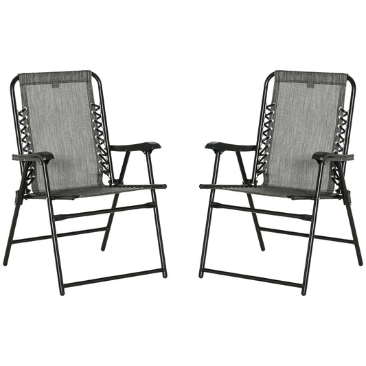 2 Pieces Foldable Chair Set