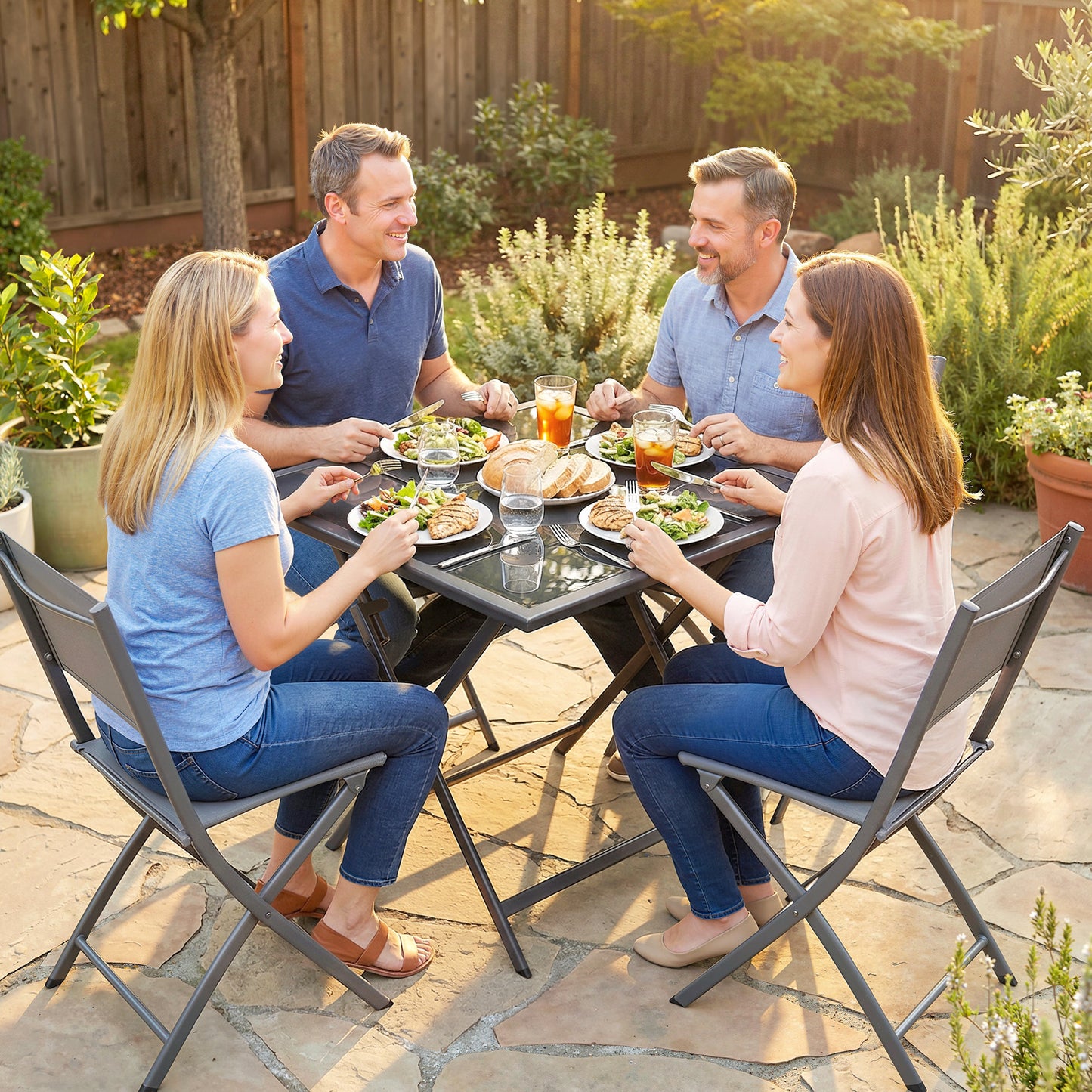 Folding Outdoor Dining Table