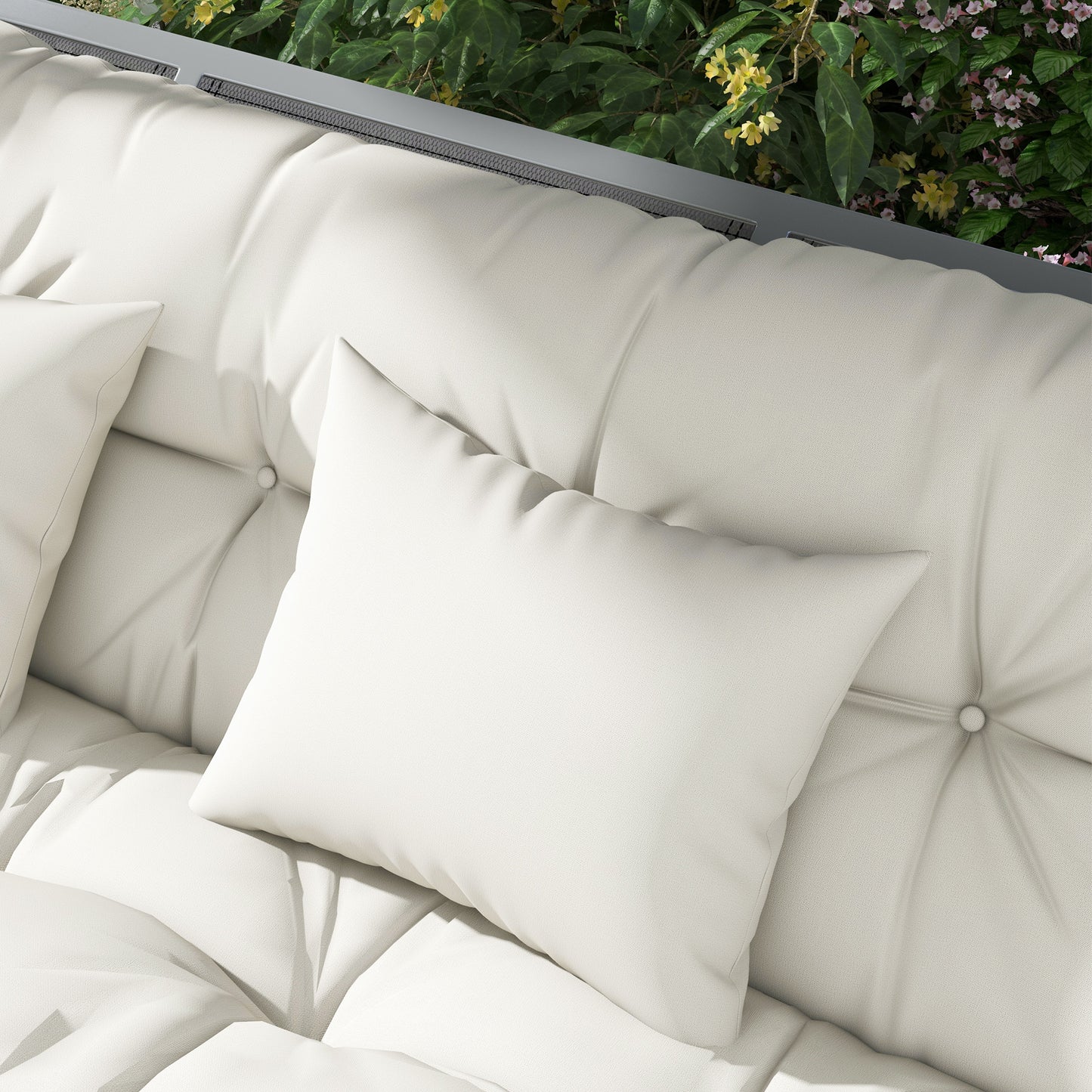 Back and Seat Cushion Replacement with 2 Pillows