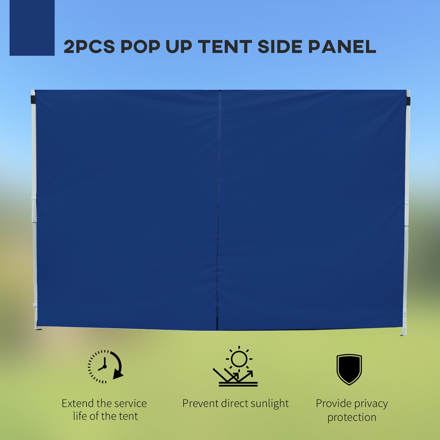 3 Meters Gazebo Replaceable Exchangeable Side Panel Wall Panels