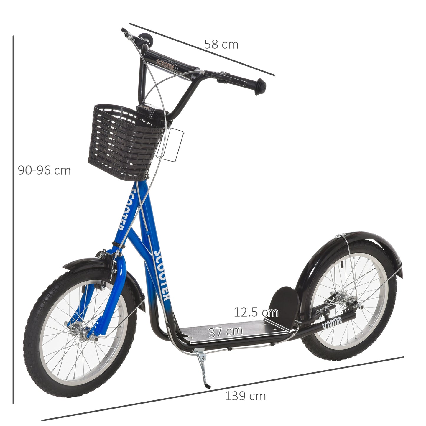 Kids Scooter, Kick Stunt Scooter with Adjustable Handlebar