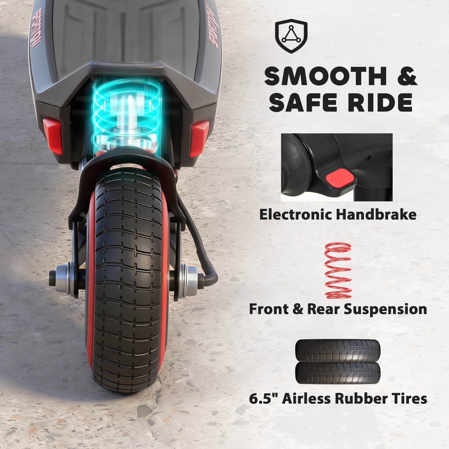 Electric Scooter for Kids, Foldable E Scooter for Age Age 6+